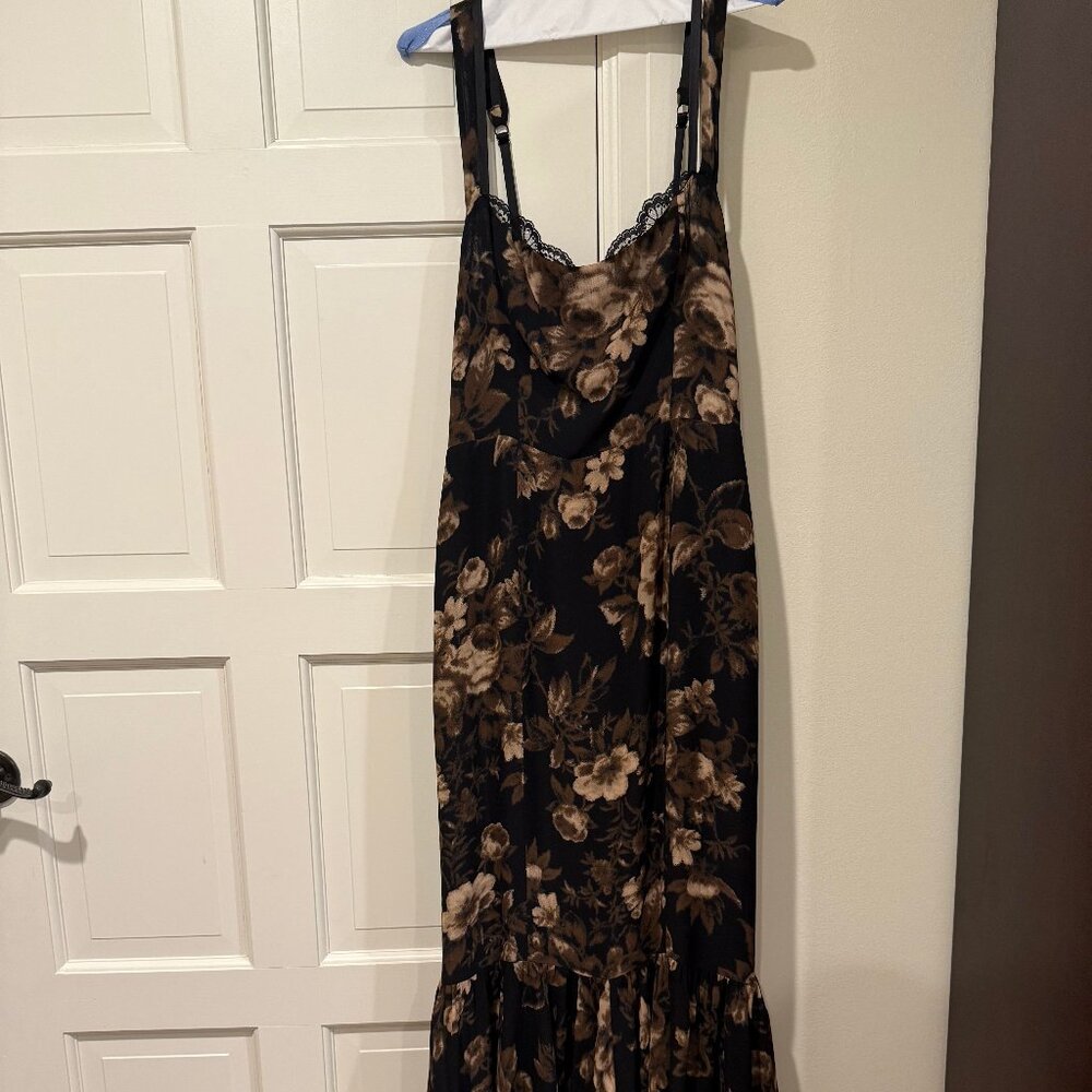 Reformation Irisa Dress Black - Size 8